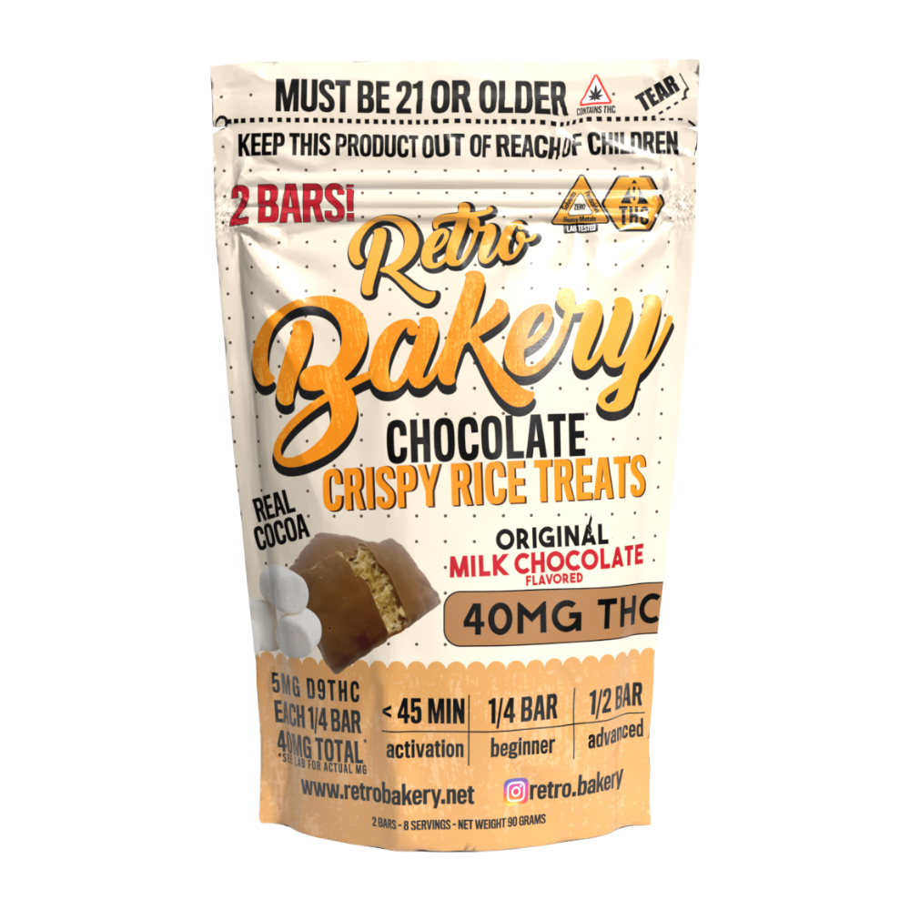 Chocolate Covered Rice Crispy Treat Low Dose